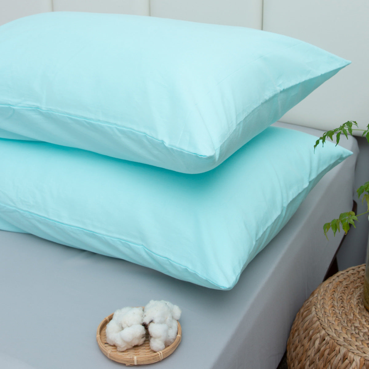 100% Cotton Pillowcase – Soft and Comfortable, Envelope Style, Available in Multiple Colors