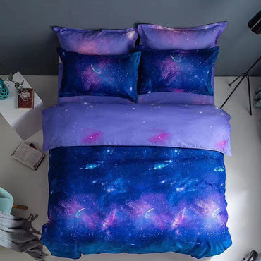 Solid Color Seersucker Ruffled 3-Piece Bedding Set - Calm Cloud Bedding