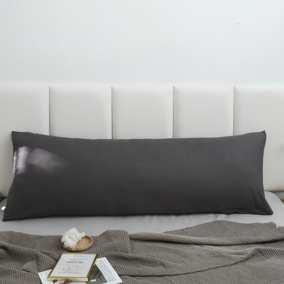 100% Cotton Pillowcase - Extra Long, Single Pack, Washed, Breathable