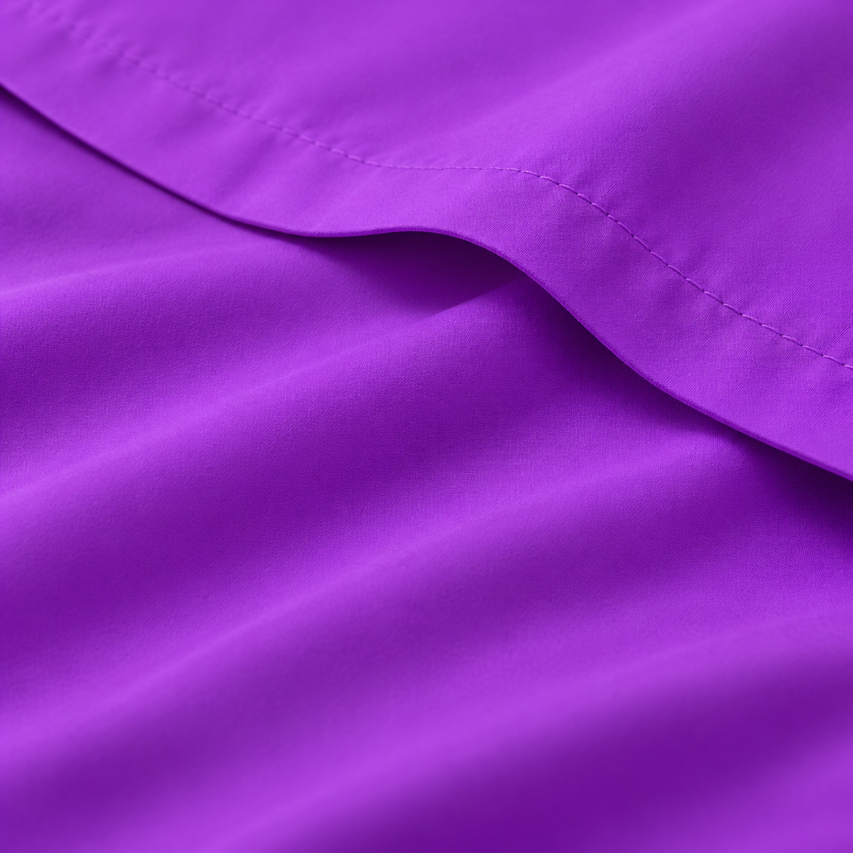 Ultra-Soft Microfiber Flat Sheet, Purple — detail