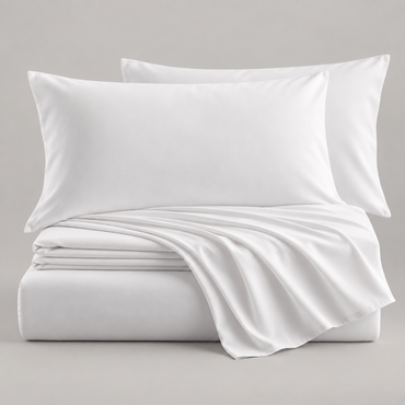 Soft-Touch Microfiber Sheet Set, White — main