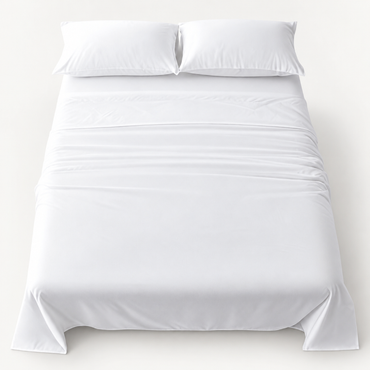 Deep Pocket Microfiber Sheet Set, White — main