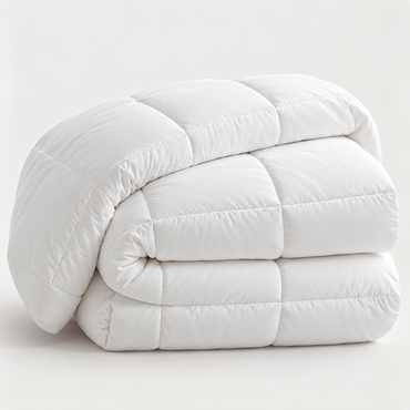 All-Season Down Alternative Comforter, White — main