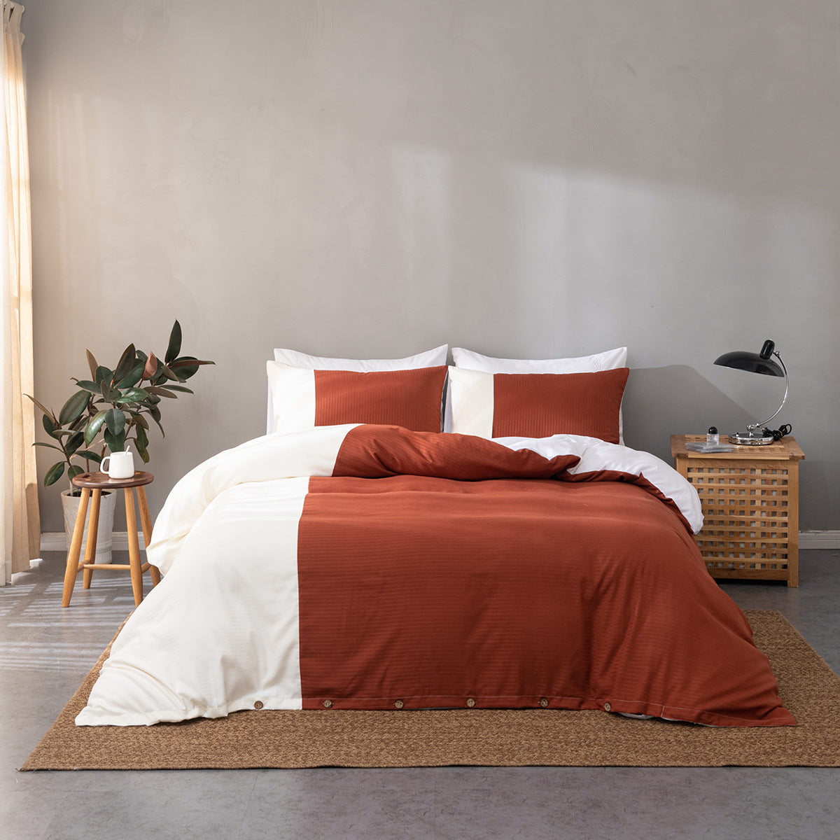 Button Craft 3-Piece Bedding Set