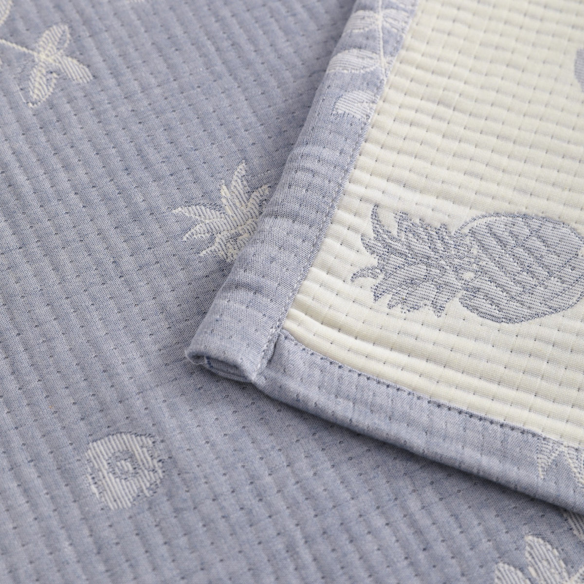 3-Layer Cotton Muslin Toddler Blanket – Star Print