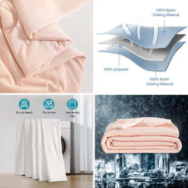 Cooling Blanket – Coral Pink