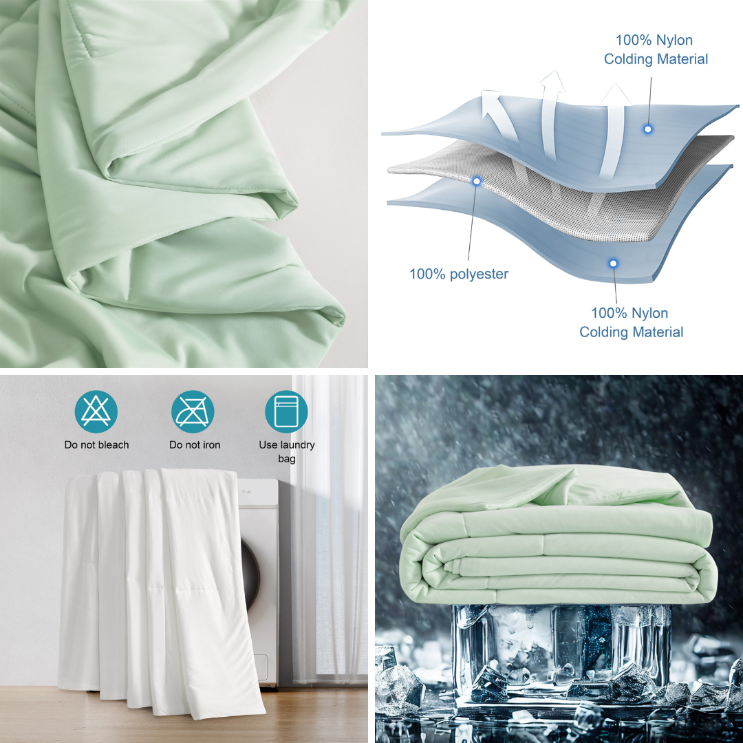 Cooling Blanket – Mint Green