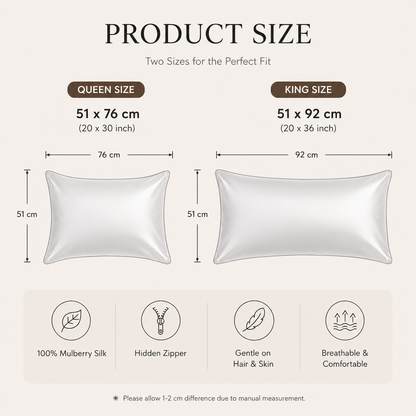 Mulberry Silk Pillowcase with Zipper – Blush Pink (1 Pack)