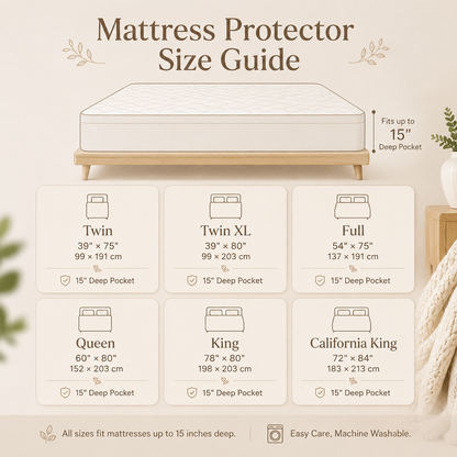 Waterproof Quilted Mattress Protector – Gray