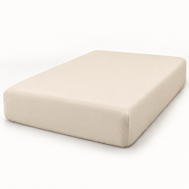 Deep Pocket Microfiber Fitted Sheet, Ivory