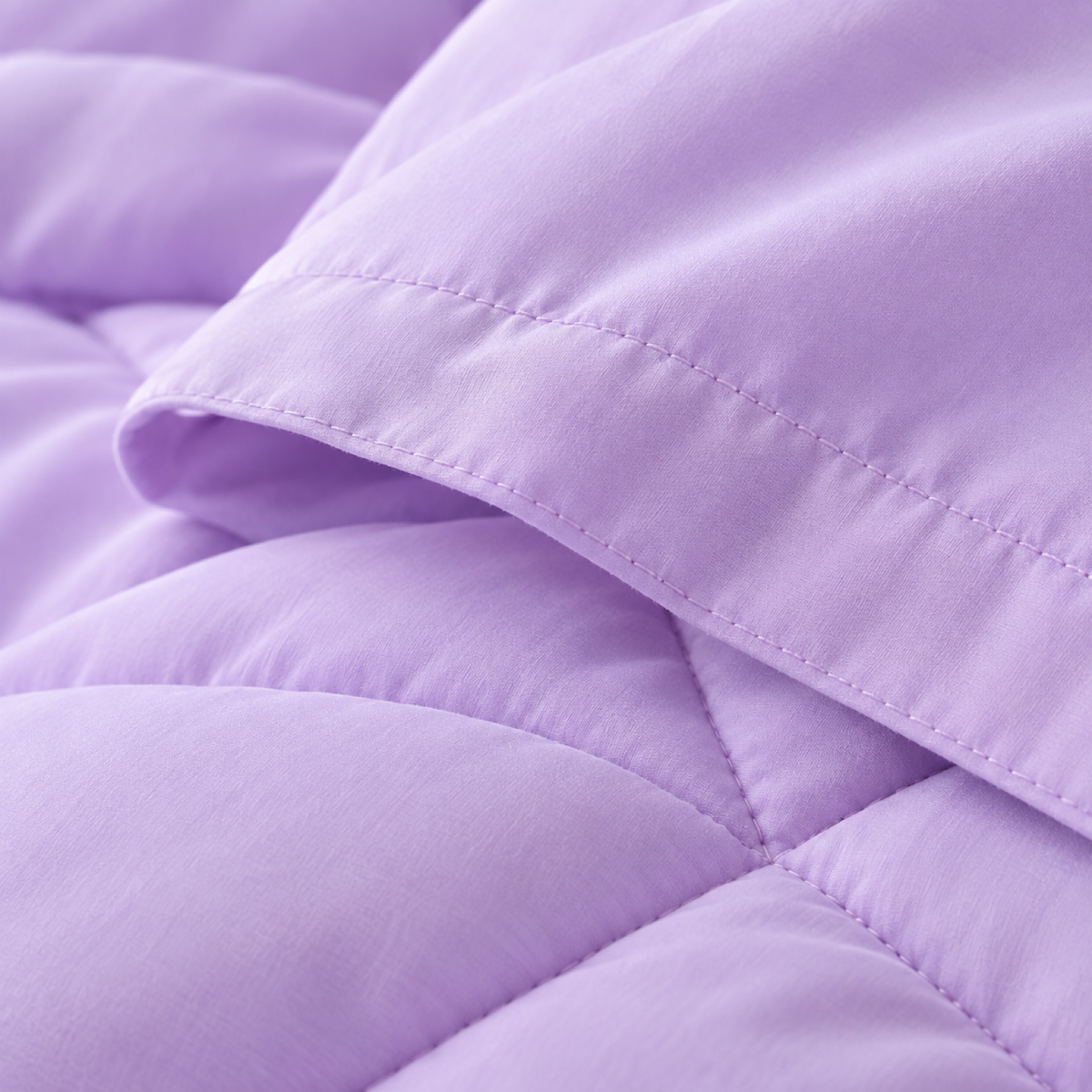 Microfiber Comforter Set with Sheets, Lavender — detail