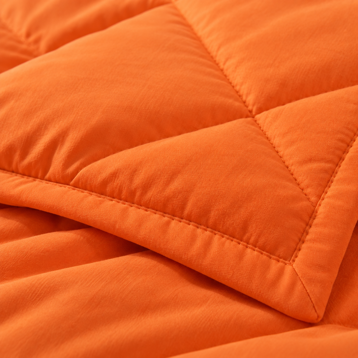 Microfiber Comforter Set with Sheets, Orange — detail
