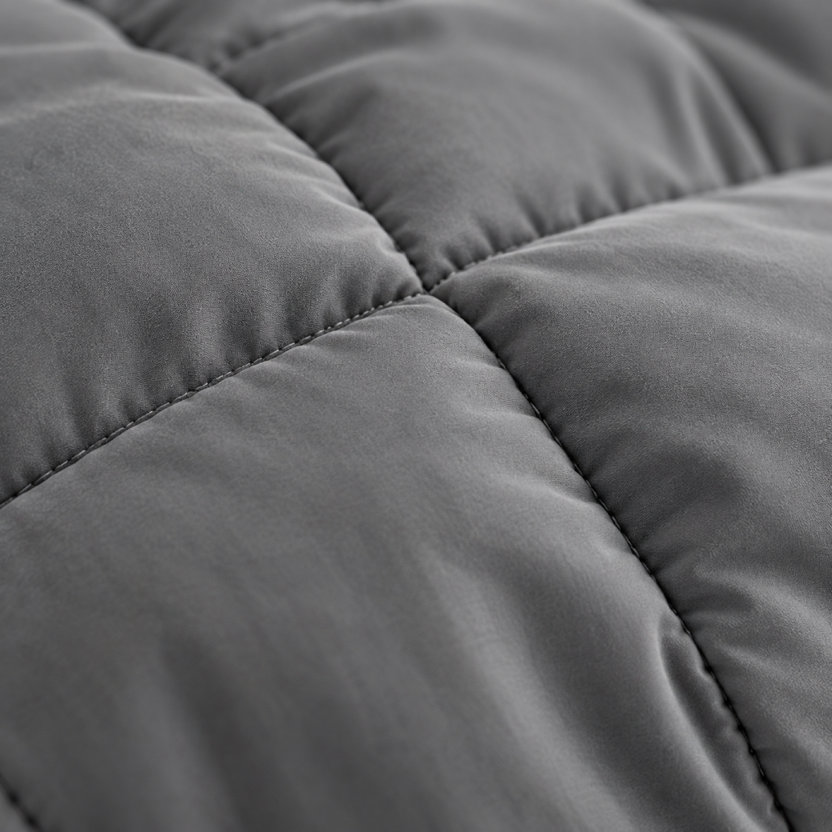 All-Season Down Alternative Comforter, Smoke Grey — detail