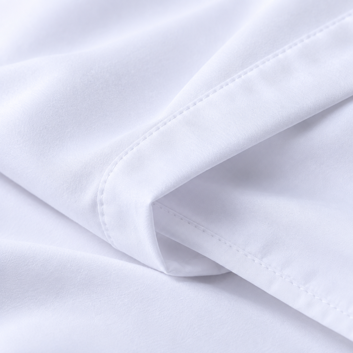 12-Pack Microfiber Pillowcases, White — detail