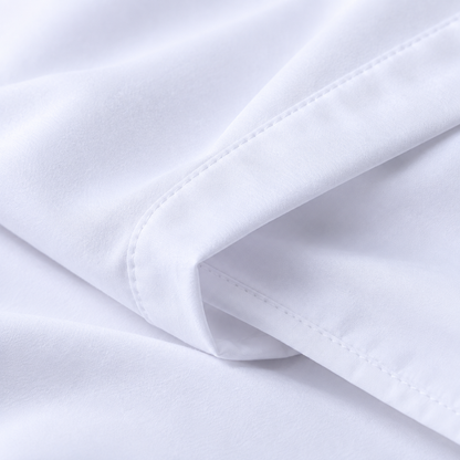 12-Pack Microfiber Pillowcases, White — detail