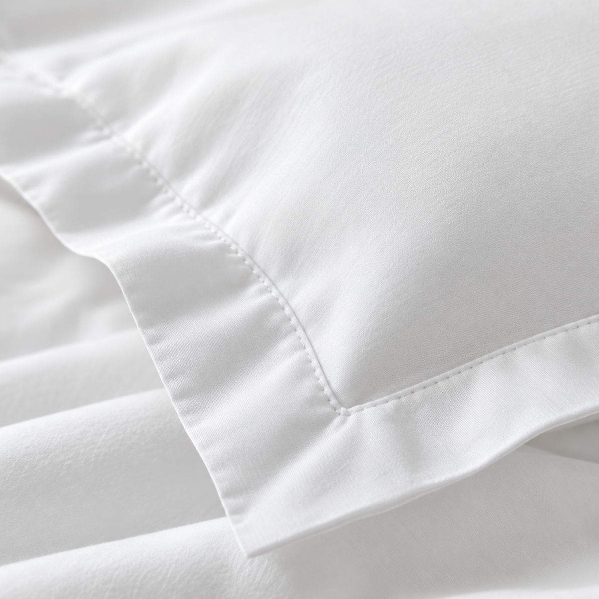 Brushed Microfiber Pillow Shams, Set of 2 — detail