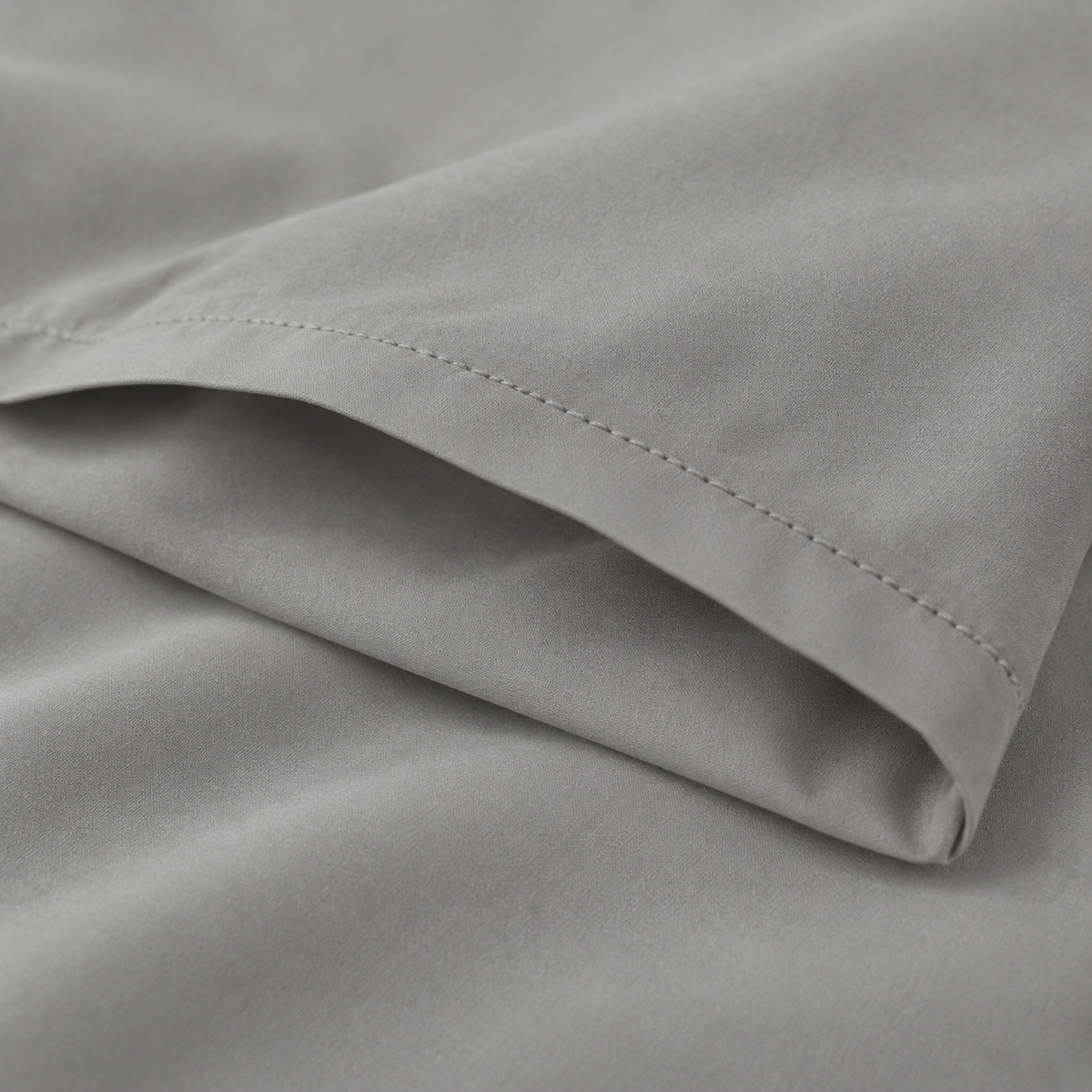 12-Pack Microfiber Pillowcases, Smoke Grey — detail