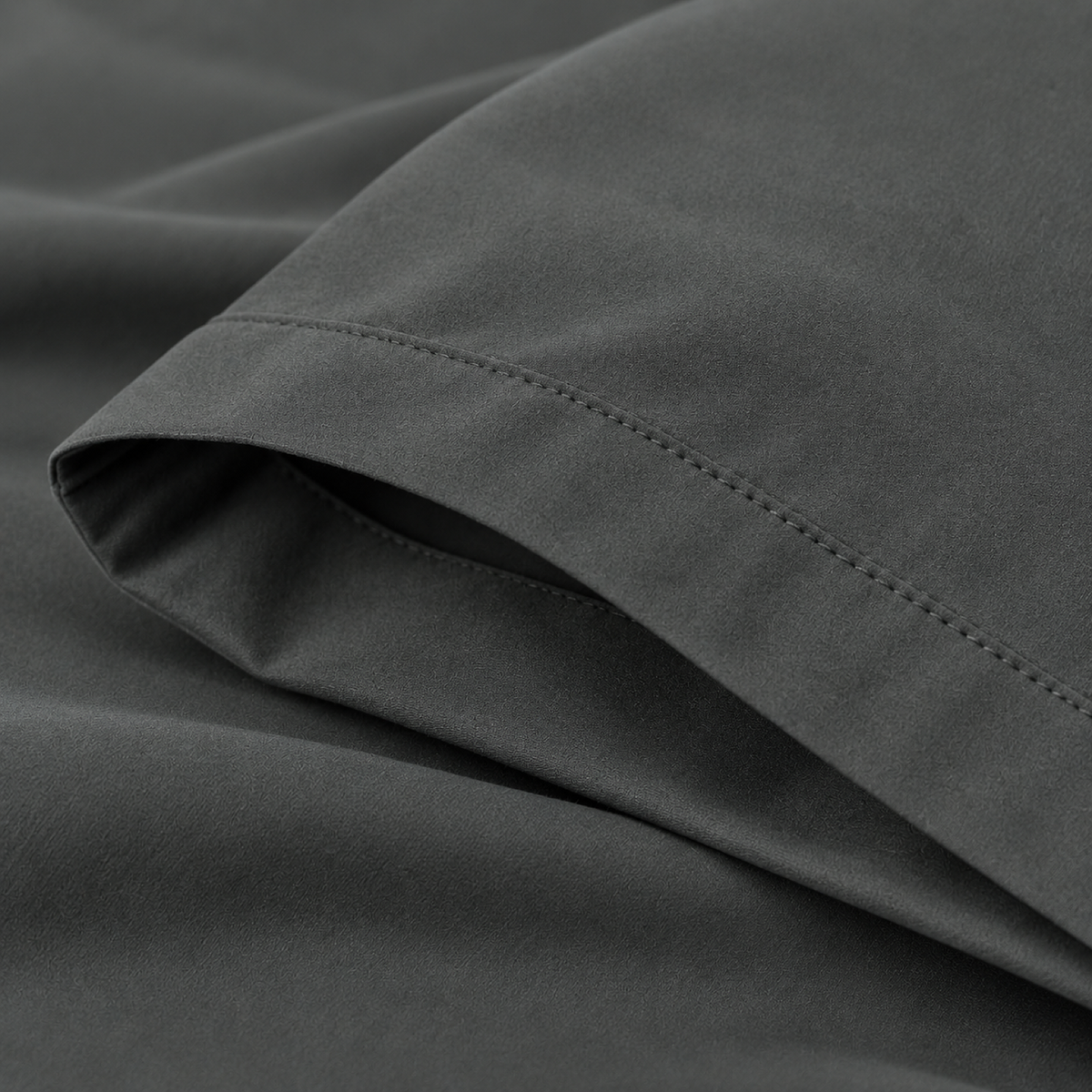 12-Pack Microfiber Pillowcases, Charcoal Grey — detail