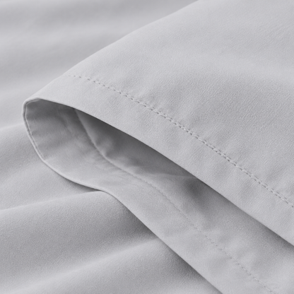 12-Pack Microfiber Pillowcases, Light Grey — detail
