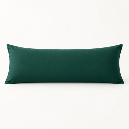 Microfiber Body Pillowcase, 20x54 in, Envelope Closure — Dark Green