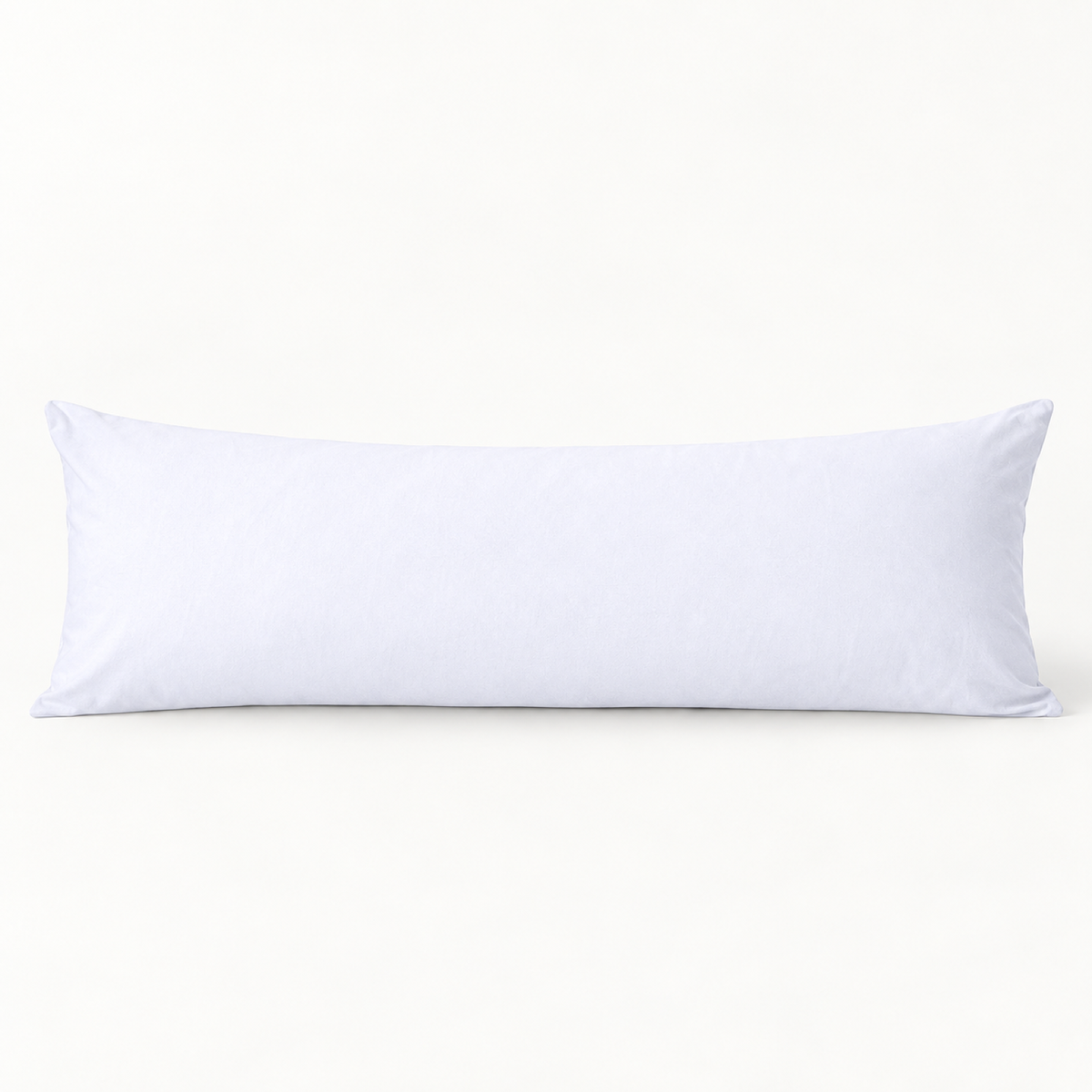 Microfiber Body Pillowcase, 20x54 in, Envelope Closure — White