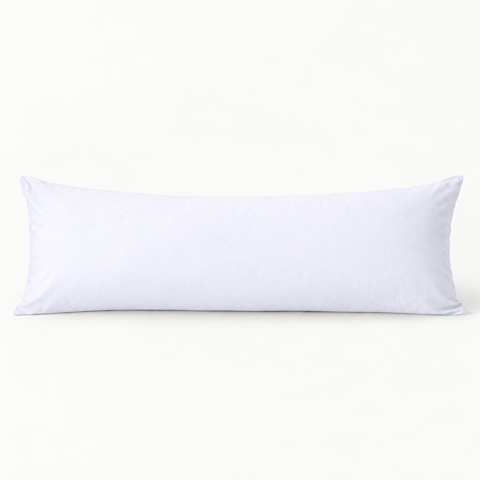 Microfiber Body Pillowcase, 20x54 in, Envelope Closure — White
