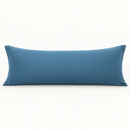 Microfiber Body Pillowcase, 20x54 in, Envelope Closure — Stone Blue