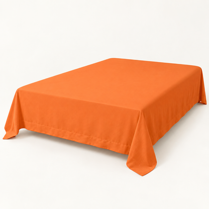Ultra-Soft Microfiber Flat Sheet, Orange — main