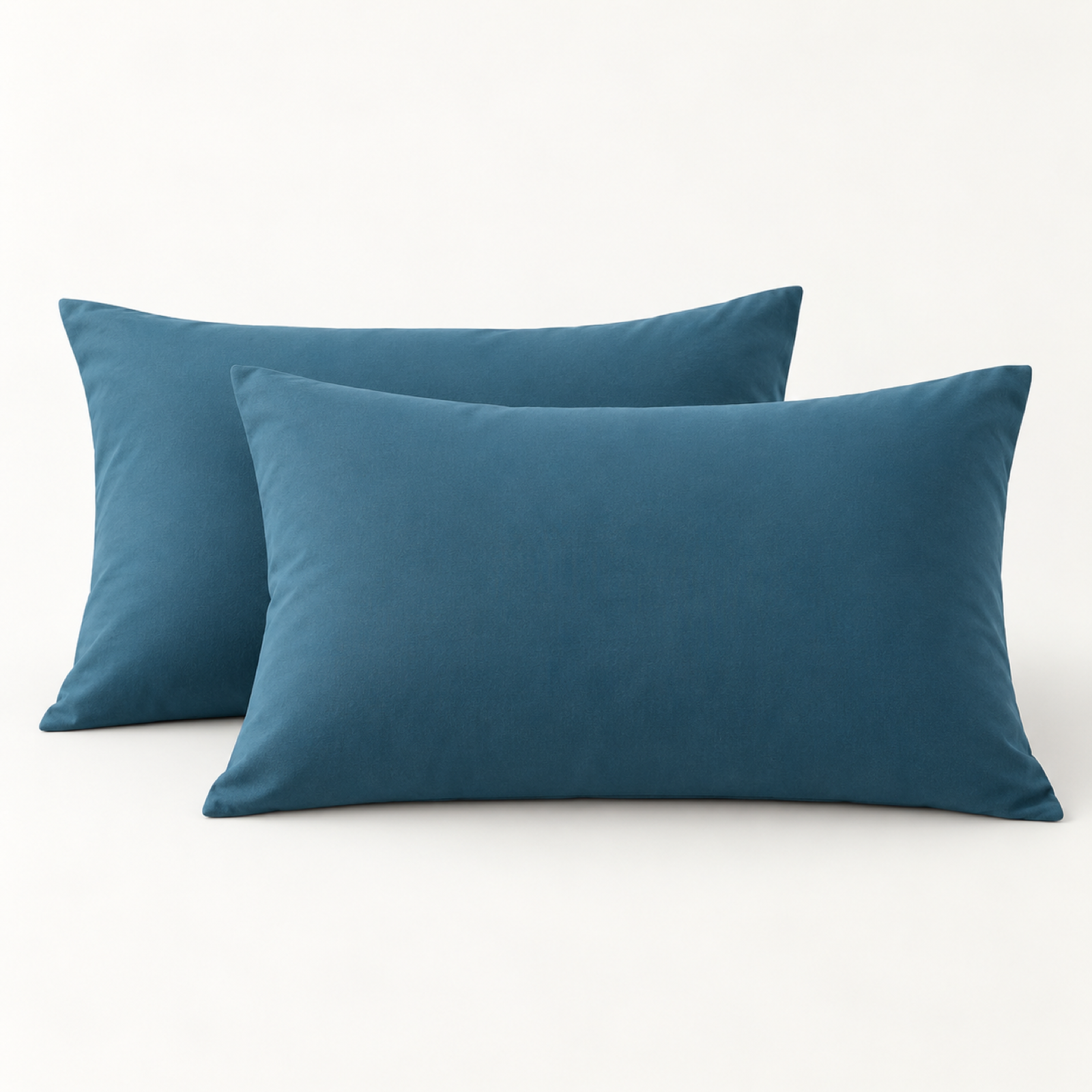 Microfiber Pillowcase Set of 2, Envelope Closure — Stone Blue