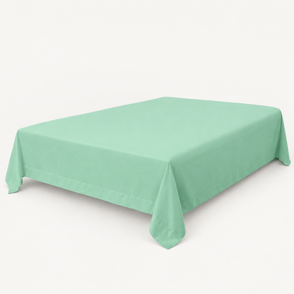 Ultra-Soft Microfiber Flat Sheet, Mint Green — main