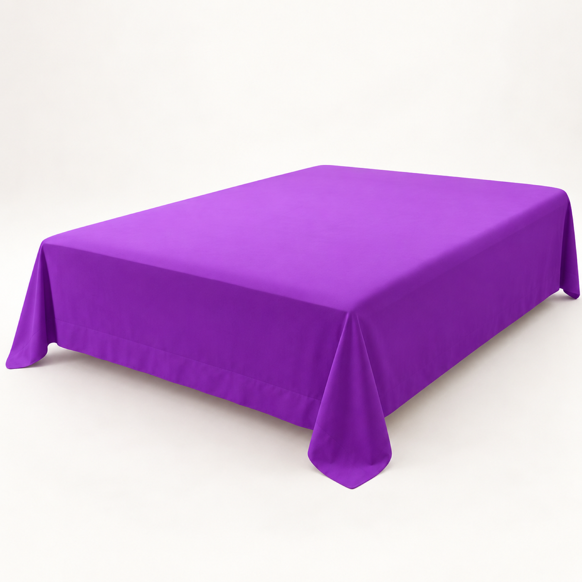 Ultra-Soft Microfiber Flat Sheet, Purple — main