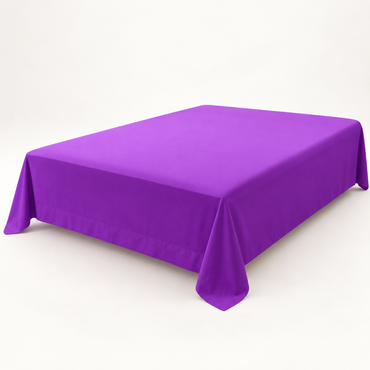 Ultra-Soft Microfiber Flat Sheet, Purple — main