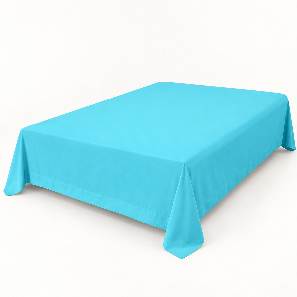 Ultra-Soft Microfiber Flat Sheet, Turquoise — main