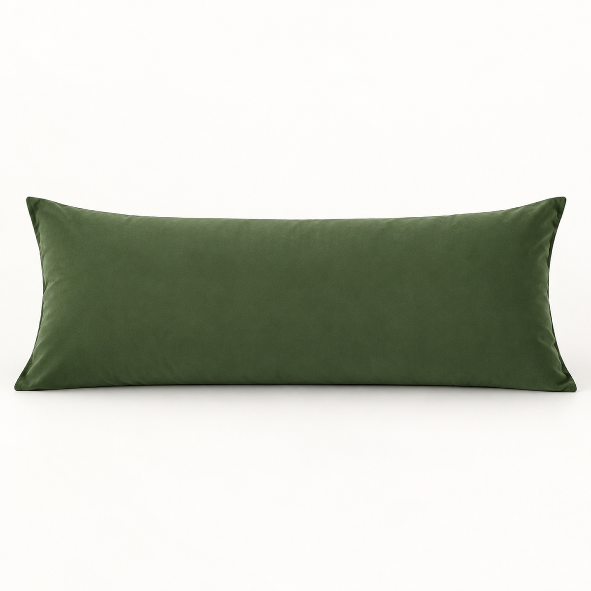 Microfiber Body Pillowcase, 20x54 in, Envelope Closure — Olive Green