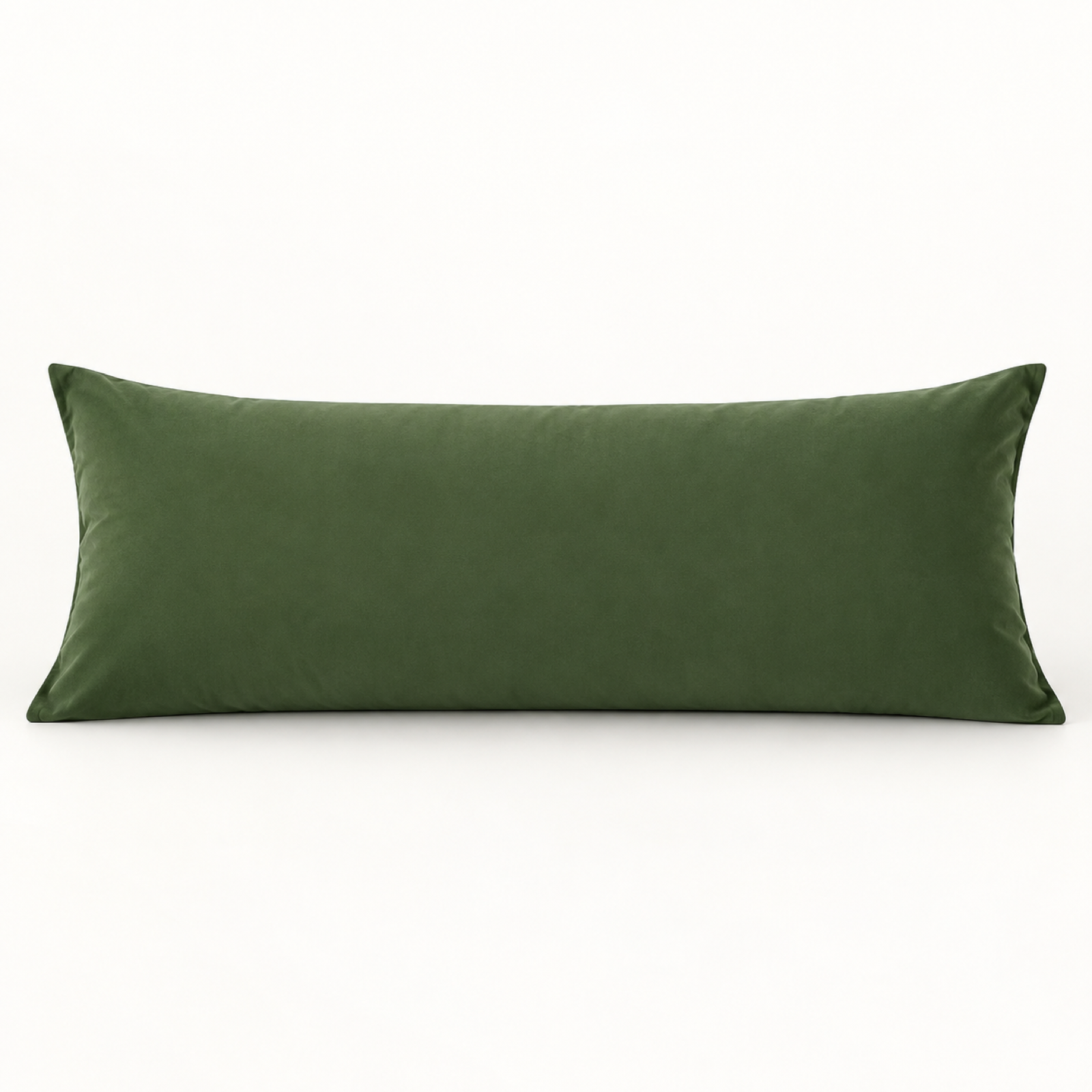 Microfiber Body Pillowcase, 20x54 in, Envelope Closure — Olive Green