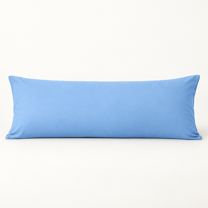Microfiber Body Pillowcase, 20x54 in, Envelope Closure — Periwinkle