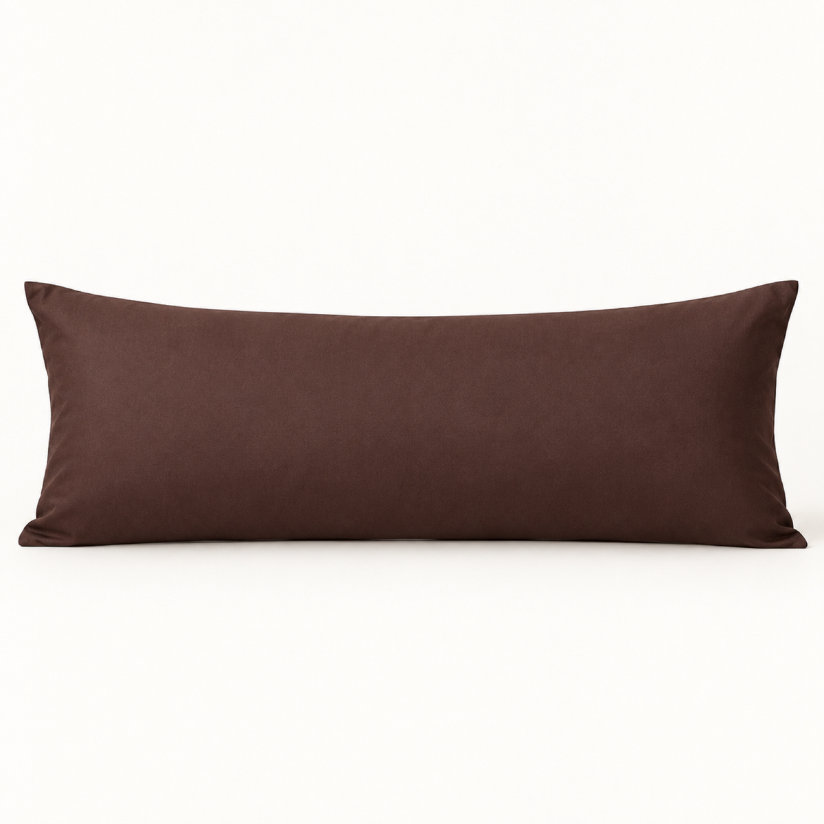 Microfiber Body Pillowcase, 20x54 in, Envelope Closure — Chocolate