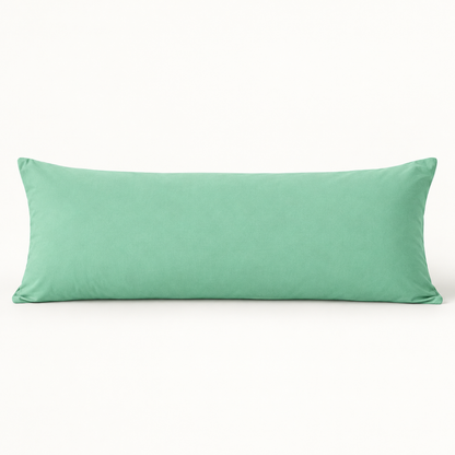 Microfiber Body Pillowcase, 20x54 in, Envelope Closure — Mint Green
