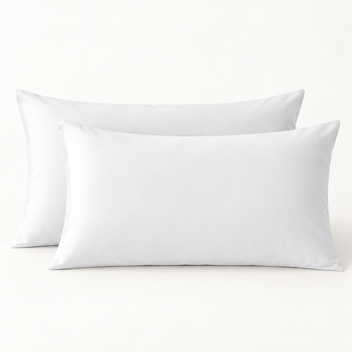 Microfiber Pillowcase Set of 2, Envelope Closure — White