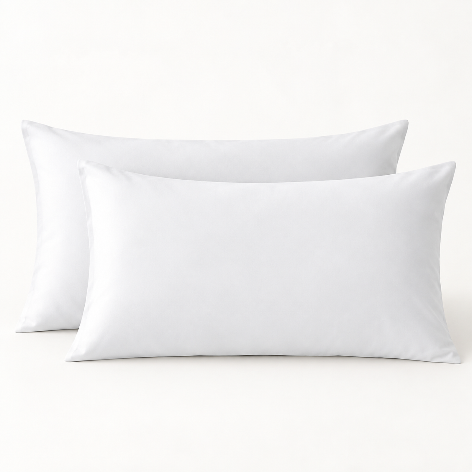 Microfiber Pillowcase Set of 2, Envelope Closure — White