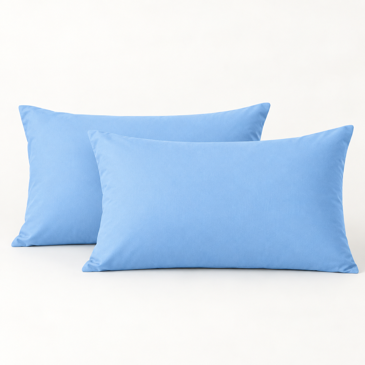 Microfiber Pillowcase Set of 2, Envelope Closure — Periwinkle
