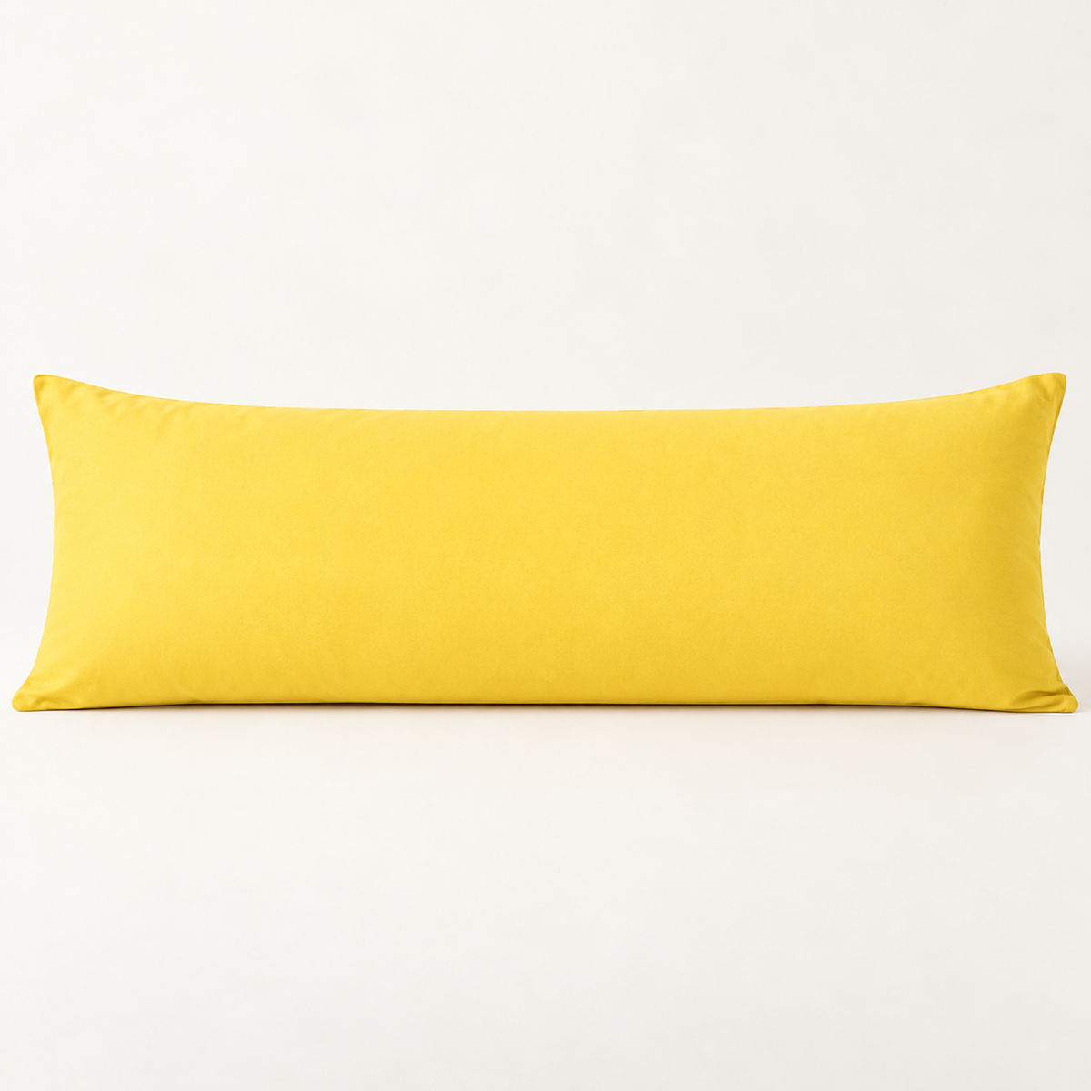 Microfiber Body Pillowcase, 20x54 in, Envelope Closure — Yellow