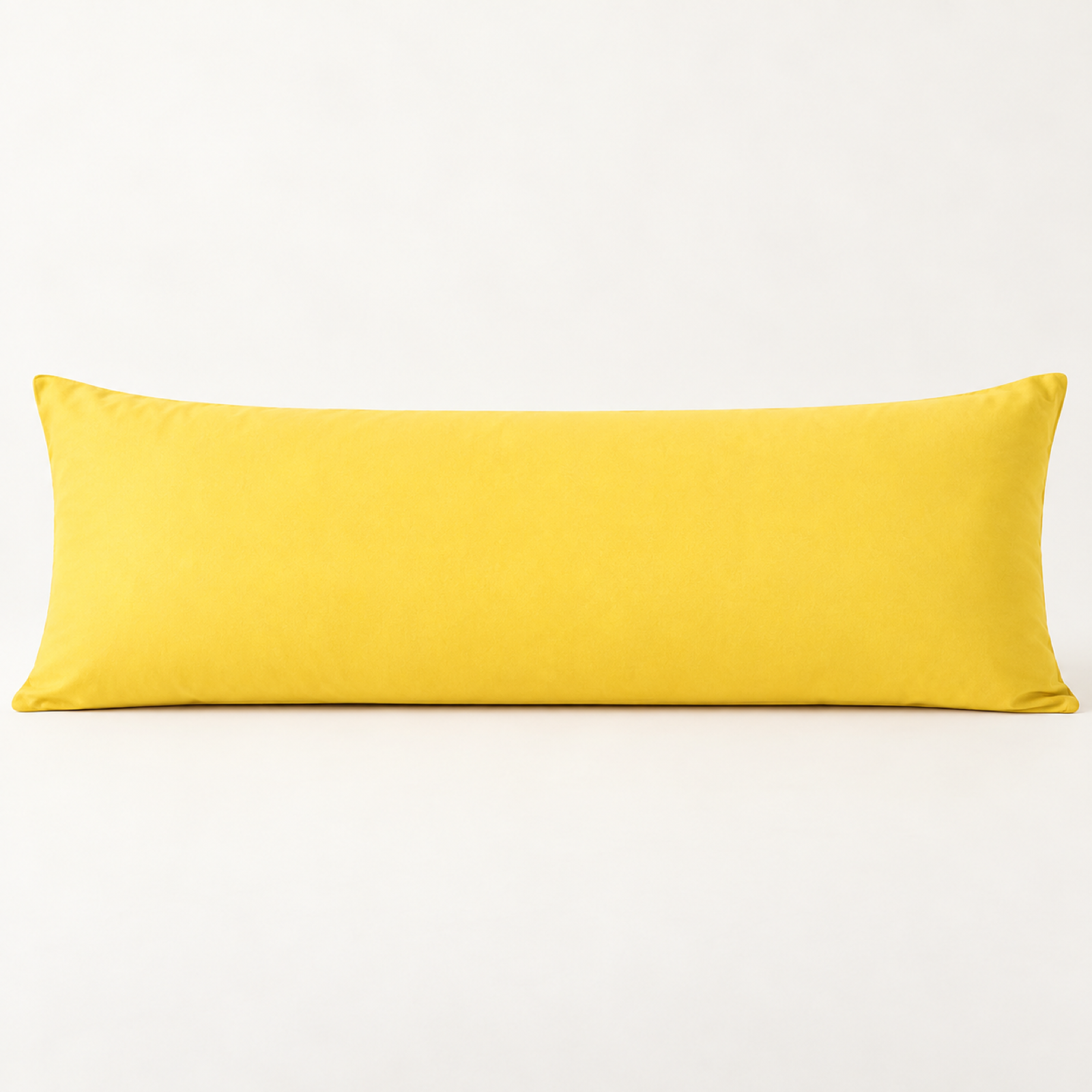 Microfiber Body Pillowcase, 20x54 in, Envelope Closure — Yellow