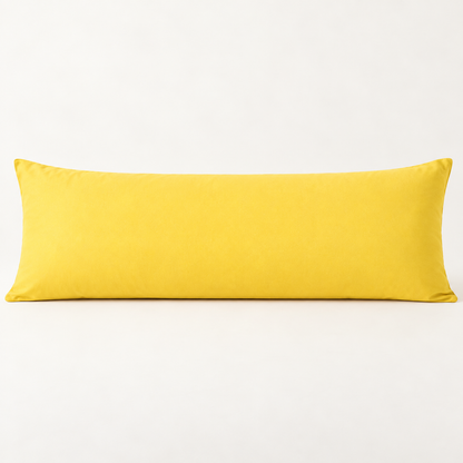 Microfiber Body Pillowcase, 20x54 in, Envelope Closure — Yellow