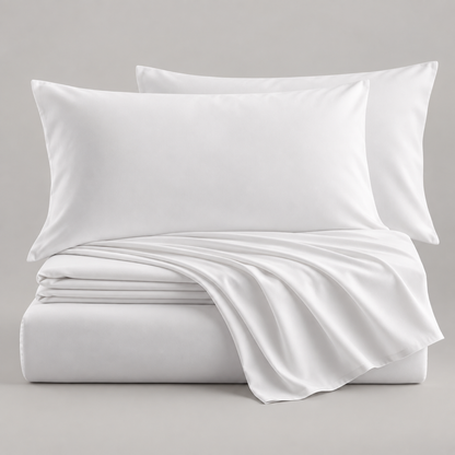 Soft-Touch Microfiber Sheet Set, White — main