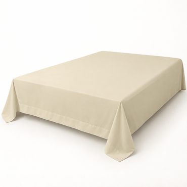 Ultra-Soft Microfiber Flat Sheet, Cream Beige — main