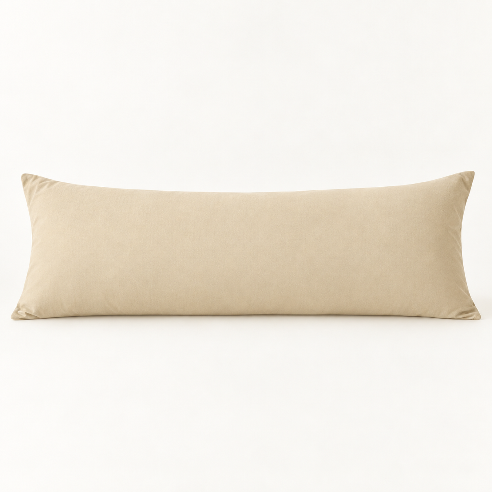 Microfiber Body Pillowcase, 20x54 in, Envelope Closure — Khaki