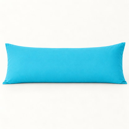 Microfiber Body Pillowcase, 20x54 in, Envelope Closure — Sky Blue