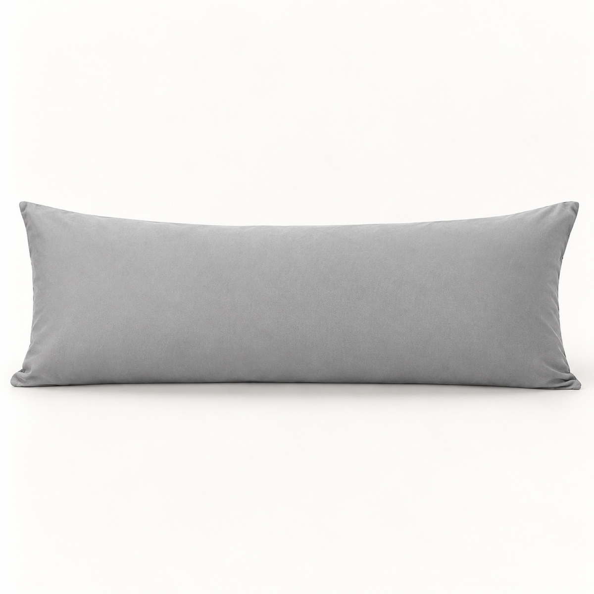 Microfiber Body Pillowcase, 20x54 in, Envelope Closure — Smoke Grey