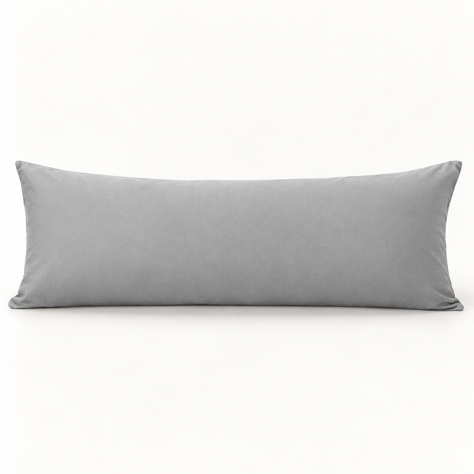 Microfiber Body Pillowcase, 20x54 in, Envelope Closure — Smoke Grey